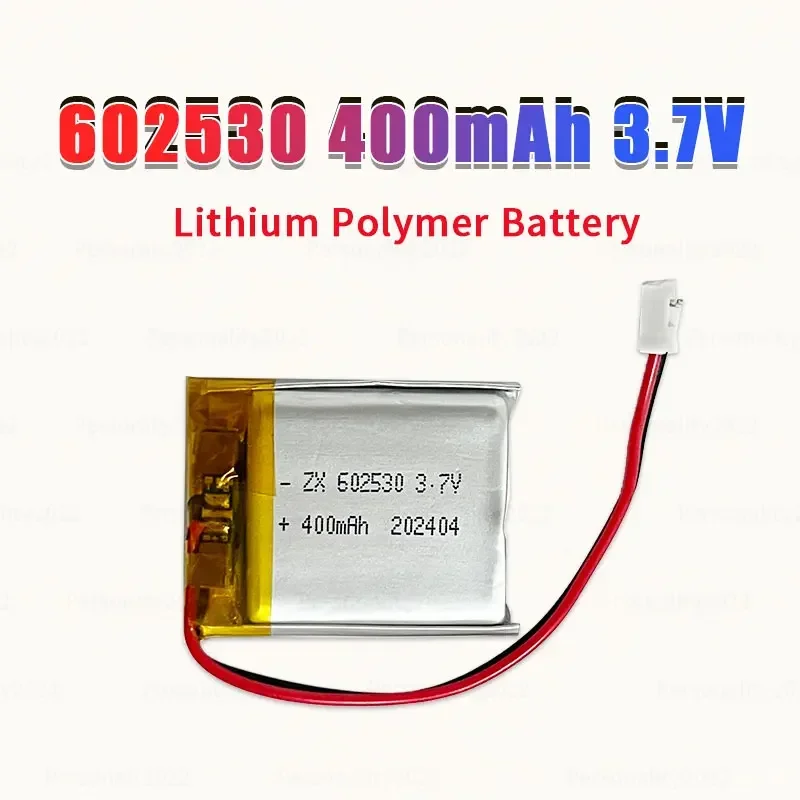 

1-10pcs 3.7V 602530 062530 Lithium Lipo Battery 400mAh Li-ion Polymer Battery for Audio Devices GPS PSP Car Logger Massage Meter