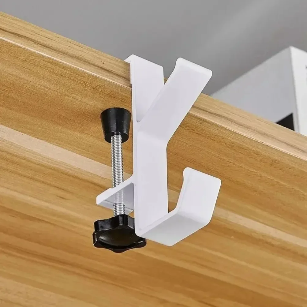 Image 6: Support de rangement multifonctionnel latéral de Table, support de casque, support à crochet universel pour sac de jeu Sony/Airpods Max, support universel