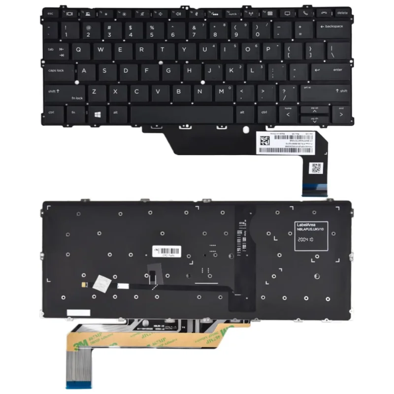New US Black Laptop Keyboard Backlit for HP EliteBook x360 1030 G2 1030 G3 1030 G4 Notebook