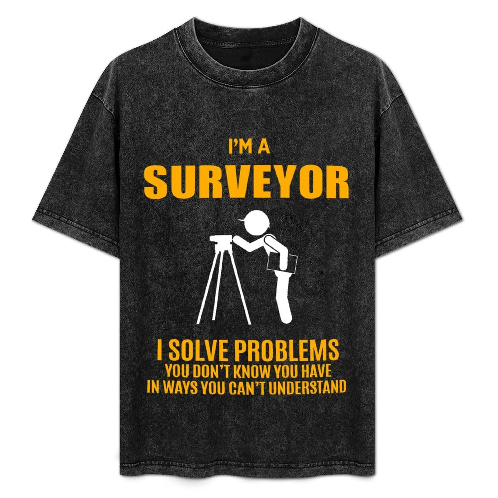 SURVEYOR T-Shirt street wear new edition graphic t shirt vintage oversizeds outfits for men