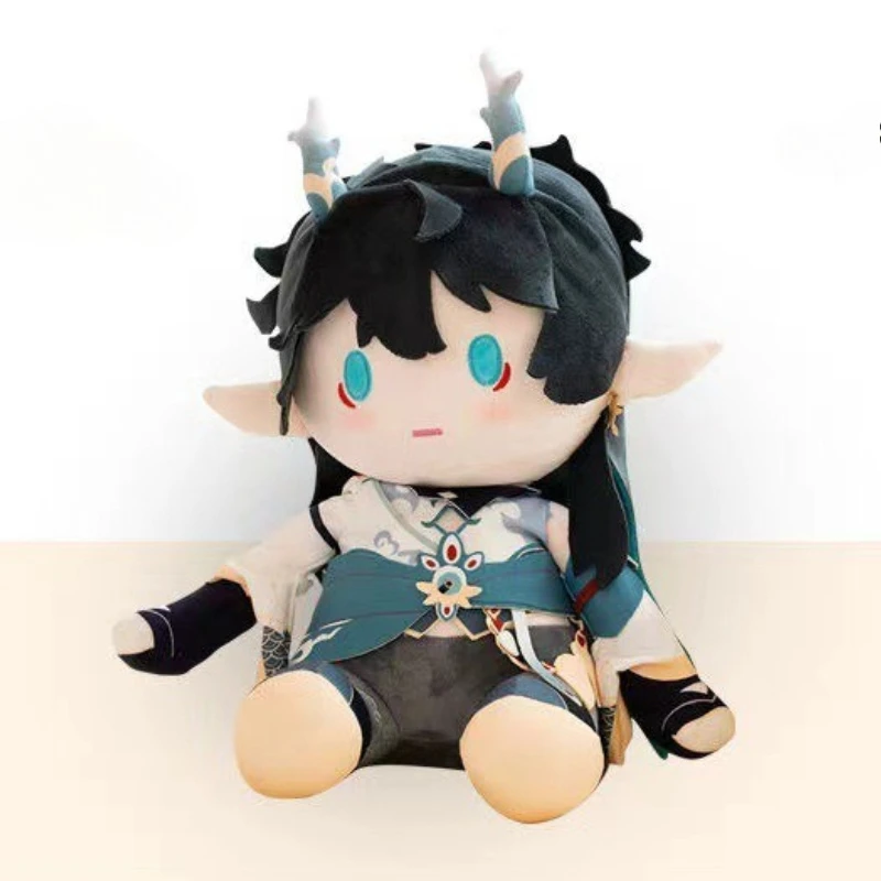 

Плюшевые игрушки из аниме Honkai: Star Rail, 40 см, Дэнхен, мягкие куклы, декоративные плюшевые подушки, фигурки, подарки для фанатов на Рождество и день рождения