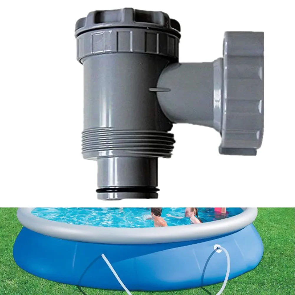 

PVC Pool Filter Pump Adapter For 38mm Pipe Hoses Connector Pool On/Off Plunger Valve Sealed Replacement Parts