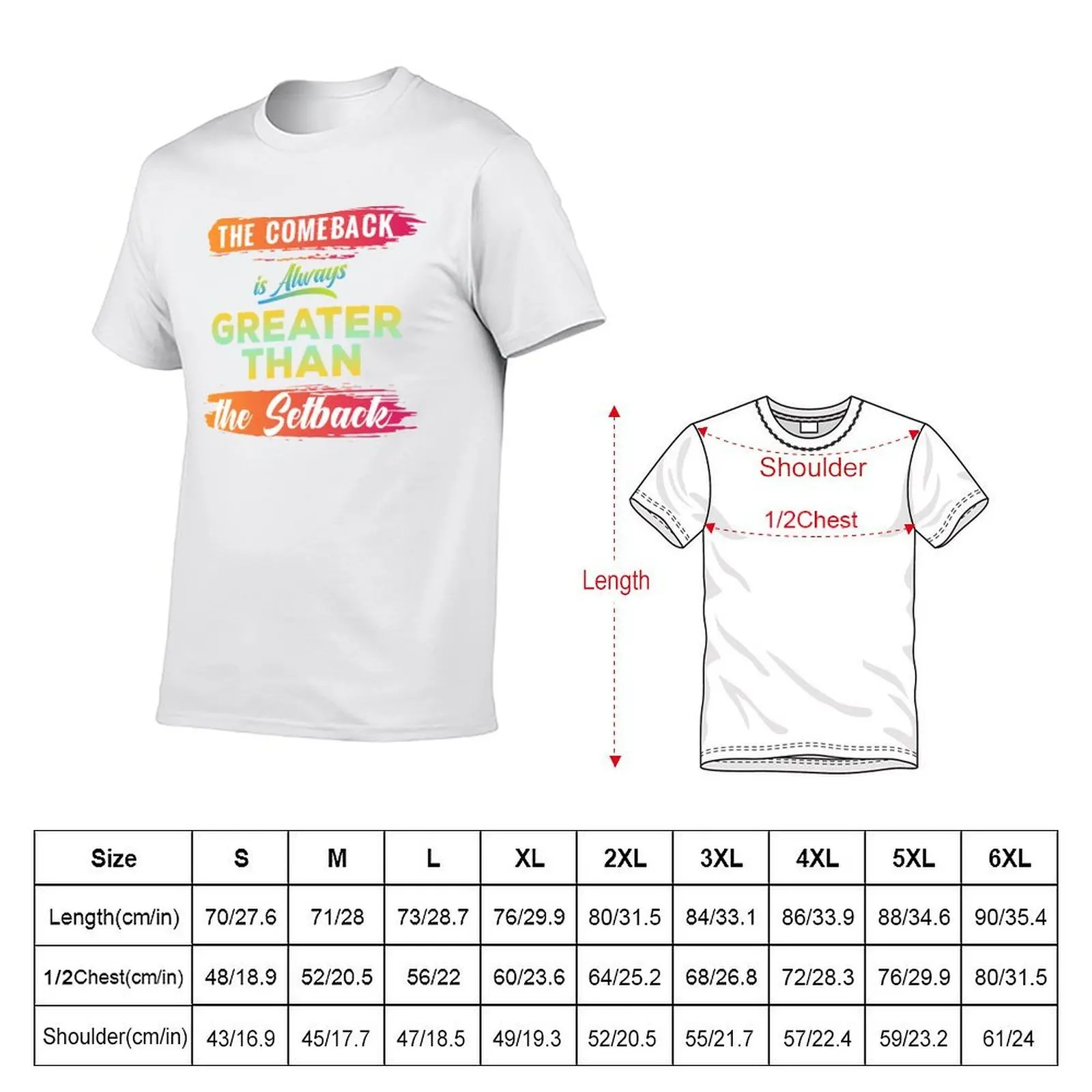 The Comeback Is Always Greater Than The Setback Jersey Shore T-Shirt custom shirt graphic shirts designer t shirt men