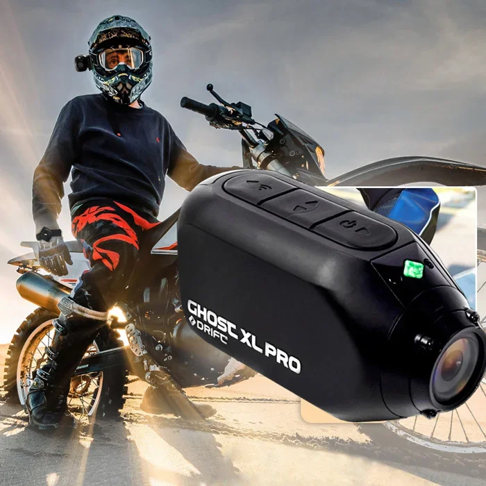 

Ghost XL Pro Top Selling Motorcycle Bike Helmet Sports Action WiFi 4K Waterproof Photography Video And Audio