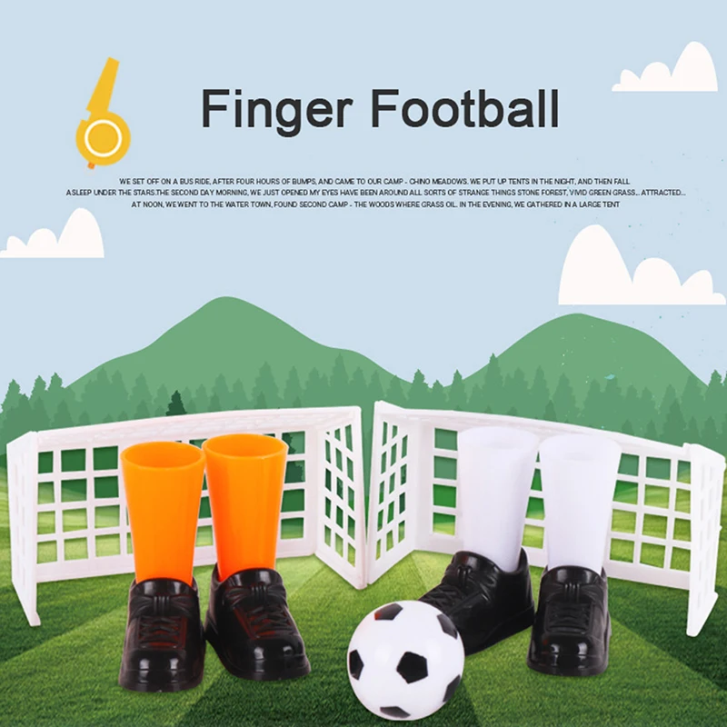 Funny Mini Finger Soccer Football Match Play Table Game Set with Two Goals Fun Funny Gadgets Novelty Toys For Kids Toy Party
