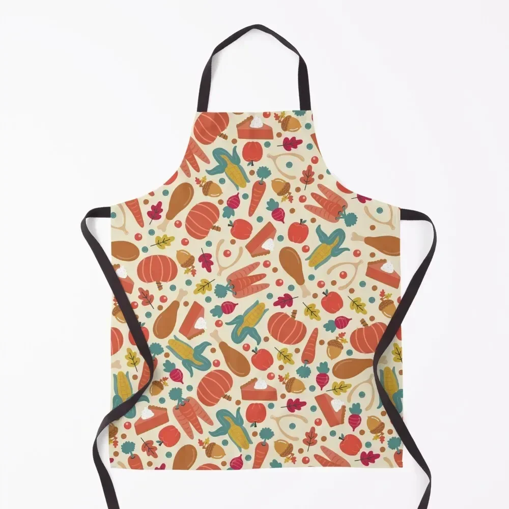 

Thanksgiving Dinner Apron Waiter Uniforms professional hairdresser For Man Haircut Barista Apron