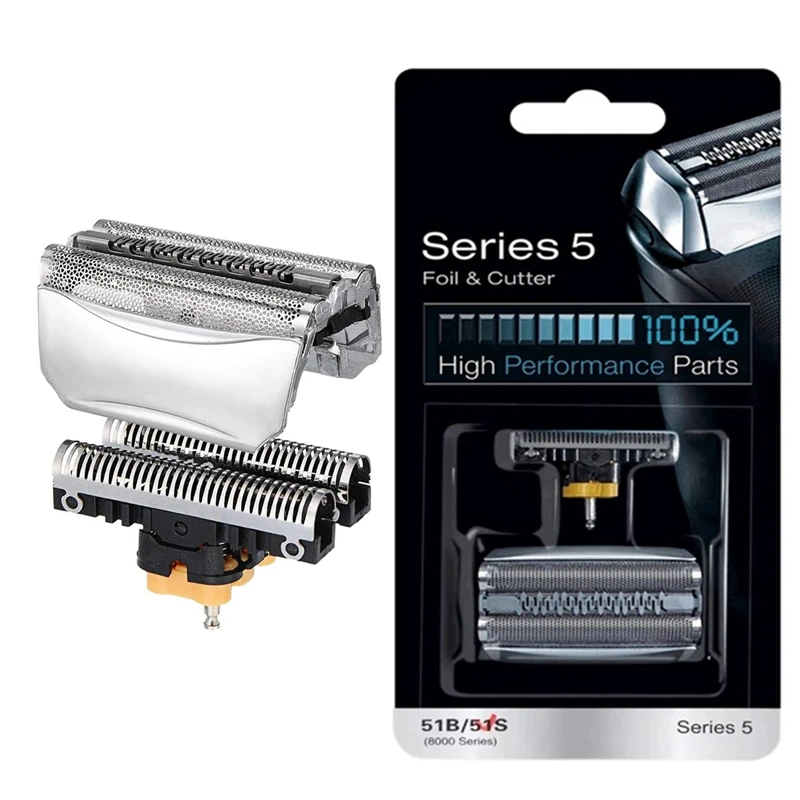 

51S Replacement Head Compatible with Braun WaterFlex Series 5 Electric Shavers 8000 series 8970,8985,8986,8987,550,570