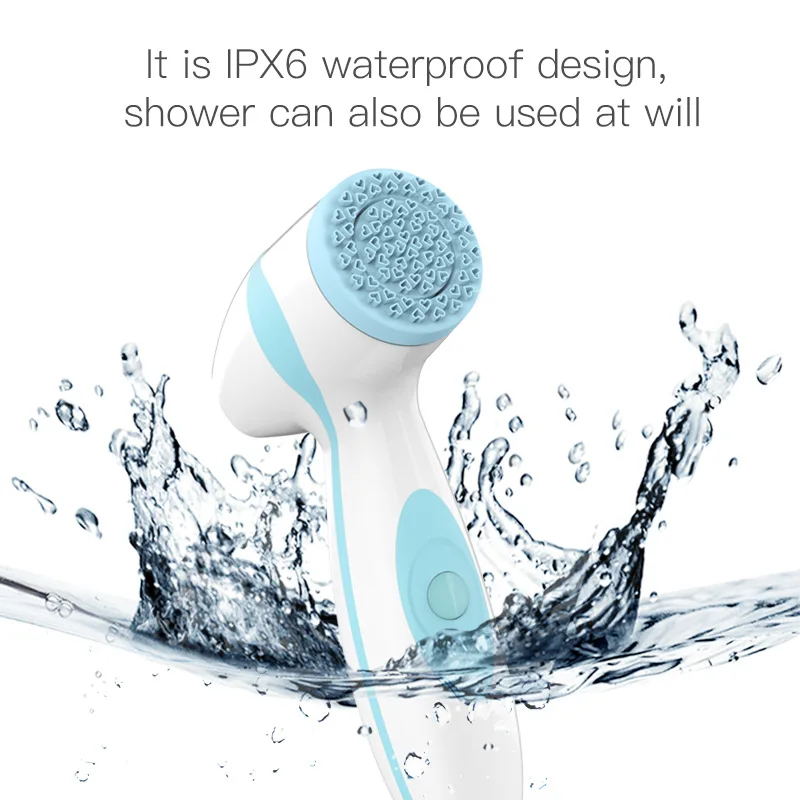 Rechargeable facial cleanser size skin care tool facial lift electric cleaning massage facial wash brush