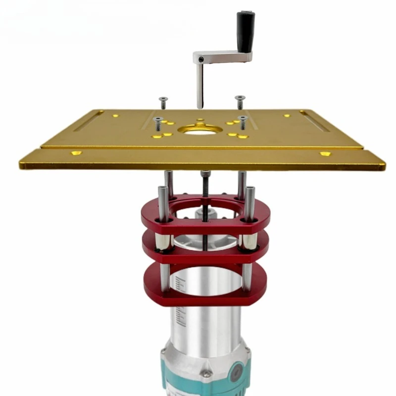 Woodworking Router Lift Table Inverted Base Electric Milling Stand for Grooving Trimming Chamfer Woodworking Tools