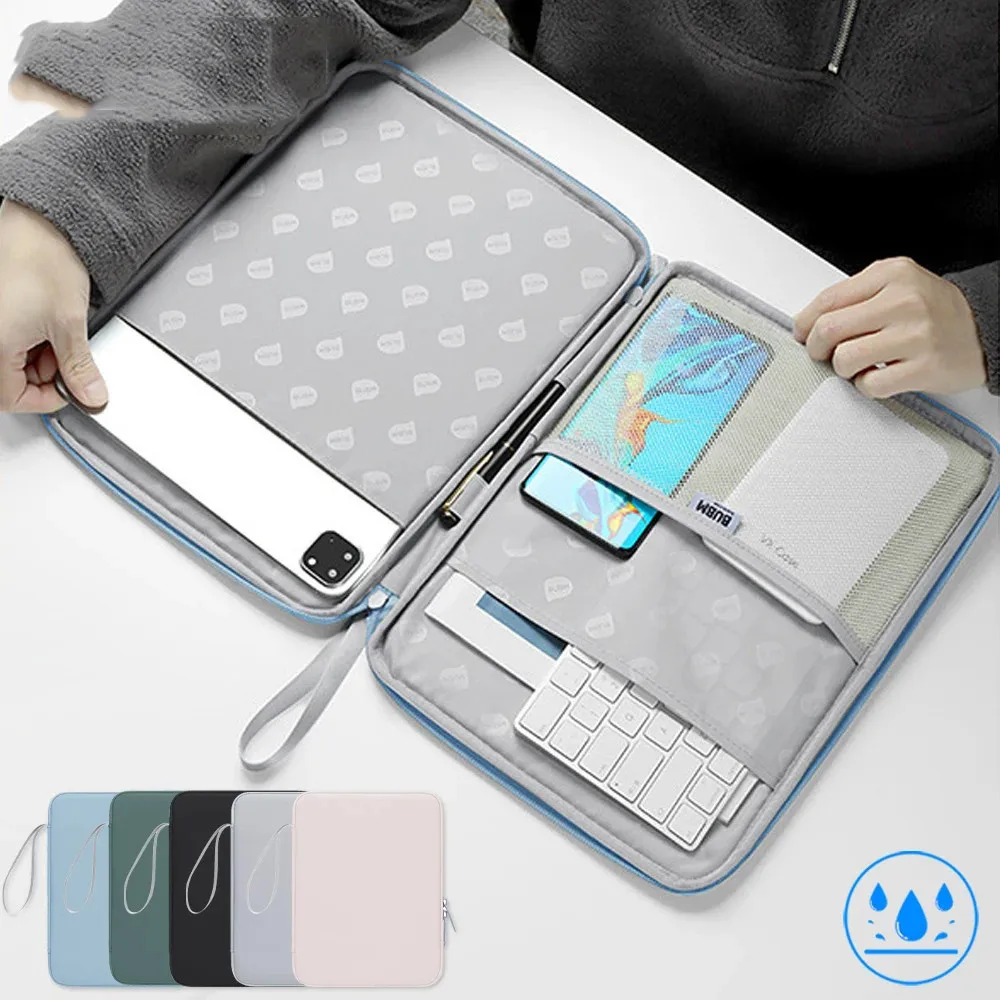

Bag For Xiaomi RedMi Pad 2 4G 2025 SE 11" 4G 8.7 10.61" Cover Mi Pad 5 6 7 Pro 11.2 6S Pro12.4 Shockproof Pouch PU Leather Bag