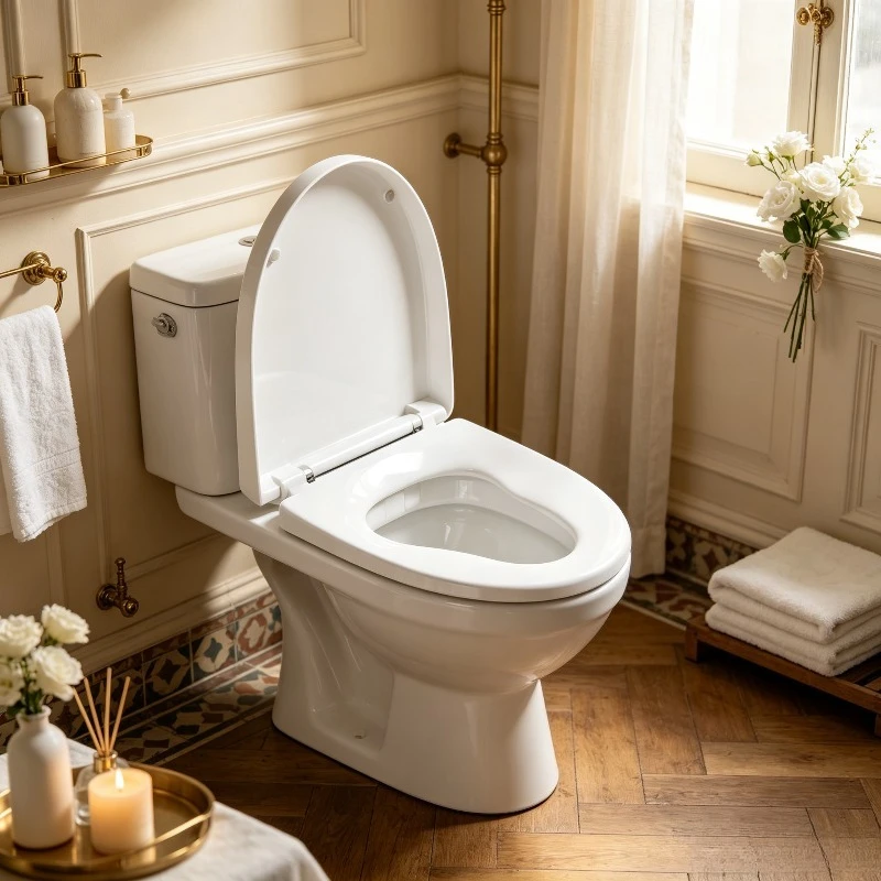 Universal Toilet Seat Replacement Lid Cover Slow Closing Easy Install Thickened Fits Most Bowls Durable Bathroom Accessory