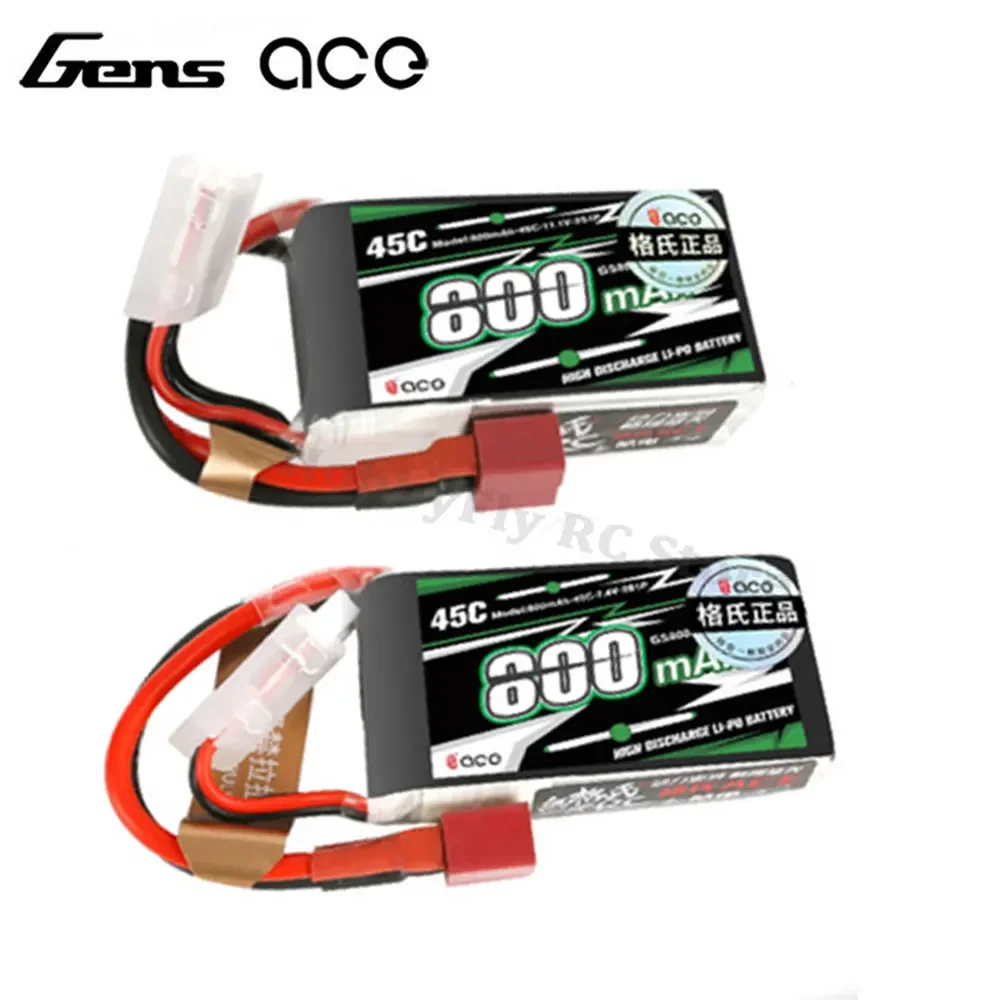 Gens ACE 350mAh 450mAh 800mAh 1000mAh 1300mAh 1650mAh 2S 3S 7.4V 11.1V 30C 45C Lipo Battery with T/XT60 Plug for FPV RC Drone