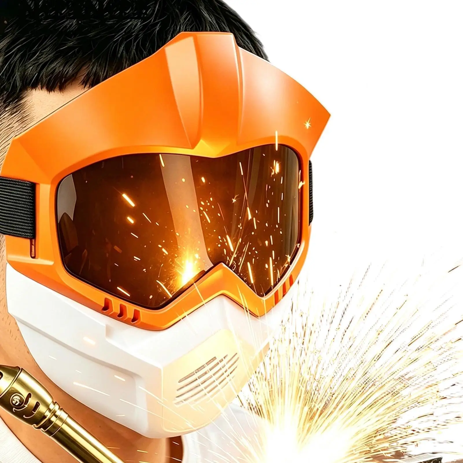

Welder Helmet Auto Darkening Detachable Eye Protection Anti-Glare Protective Face Shield For Automotive Construction Metal
