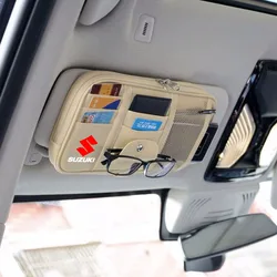 Multifunctional Car Storage Bag Sunshade Cover Card Holder bag for Suzuki Grand Vitara ALTO Ciaz IGNIS Jimny Jeemny Accessorie