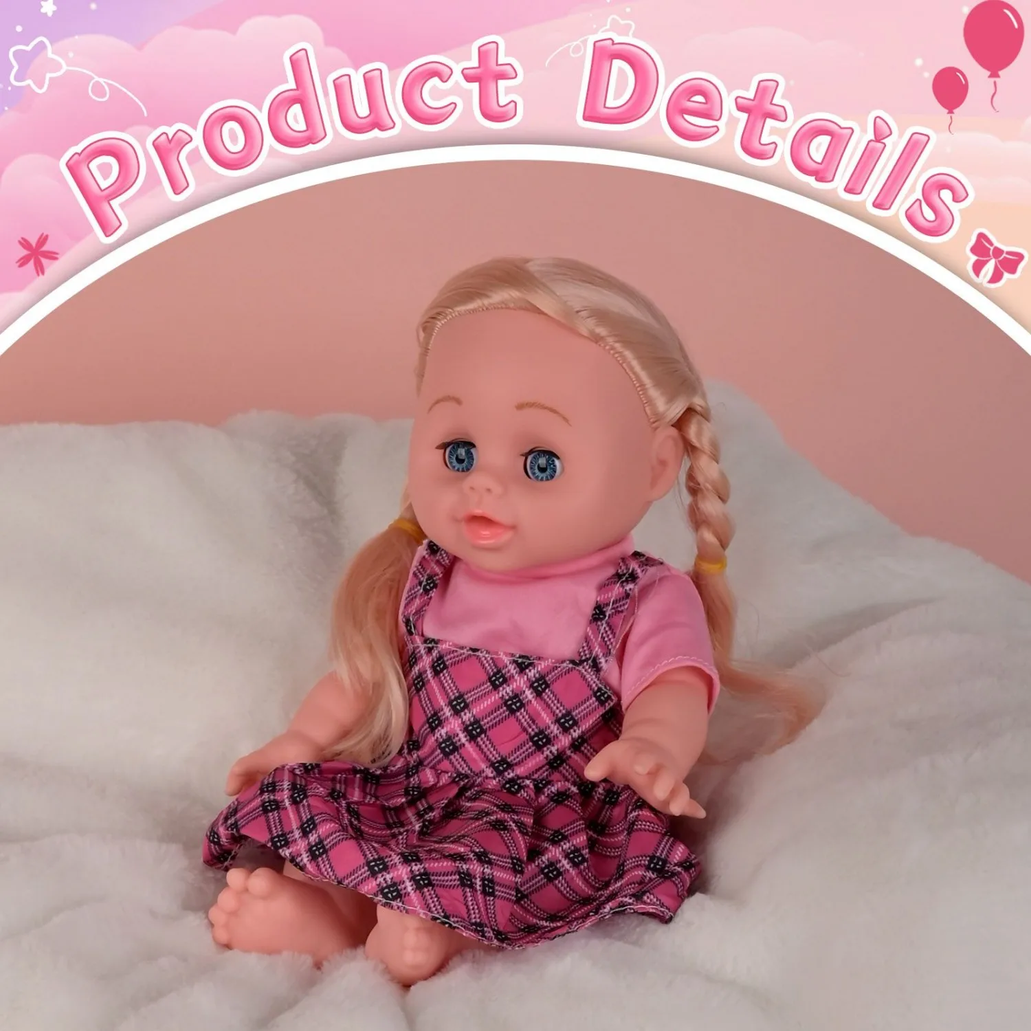 

Real Reborn Baby Doll — полностью эмалированная мужская с бутылкой/туалетом/подгузкой/соской и женской с платьем/розовыми волосами, детский подарок для