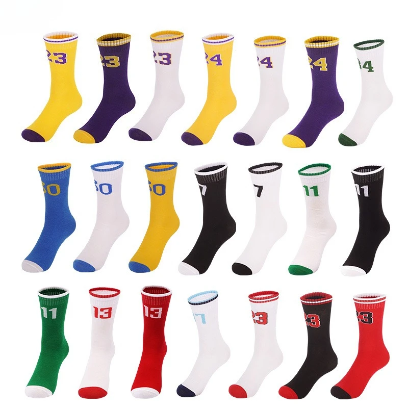 

Kids High Top Basketball Socks Thin Summer Sports Performance Socks For Boys Youth