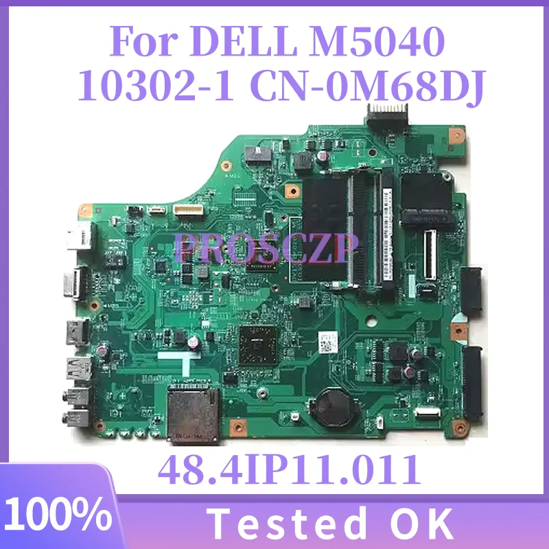 

DV15 10302-1 For Dell Inspiron M5040 laptop motherboard 48.4IP11.01 CN-0H2KGP 0H2KGP H2KGP 0XP35R Main board With CMC60 CPU DDR3