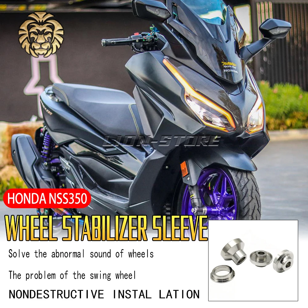 

FOR HONDA FORZA350 FORZA 350 2021 2022 2023 NSS350 nss 350 Motorcycle modification accessories Wheel stabilizer sleeve