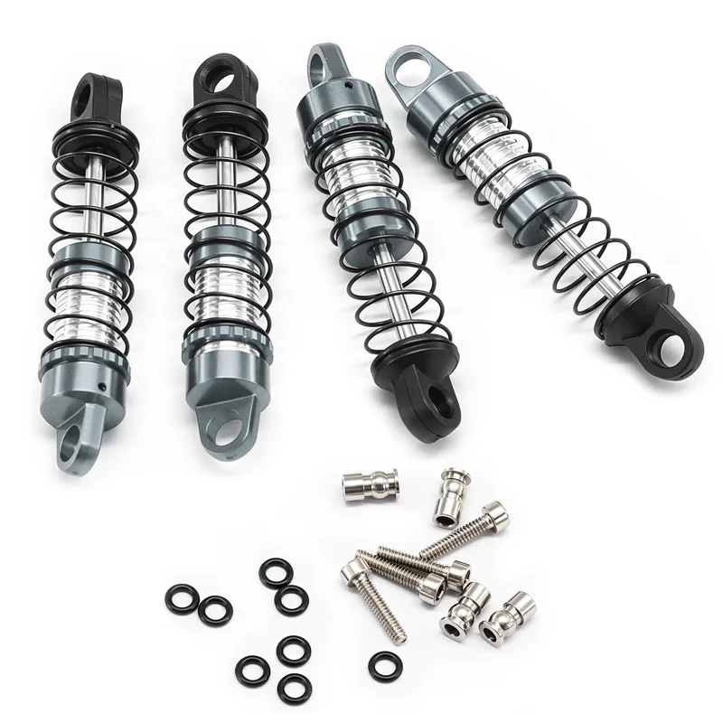 RC Car 26mm Threaded Preload Adjustable Metal Shock Set For 1/30 Axial SCX30 Ford Bronco Jeep Wrangler K10 Micro Rock Crawler Pa