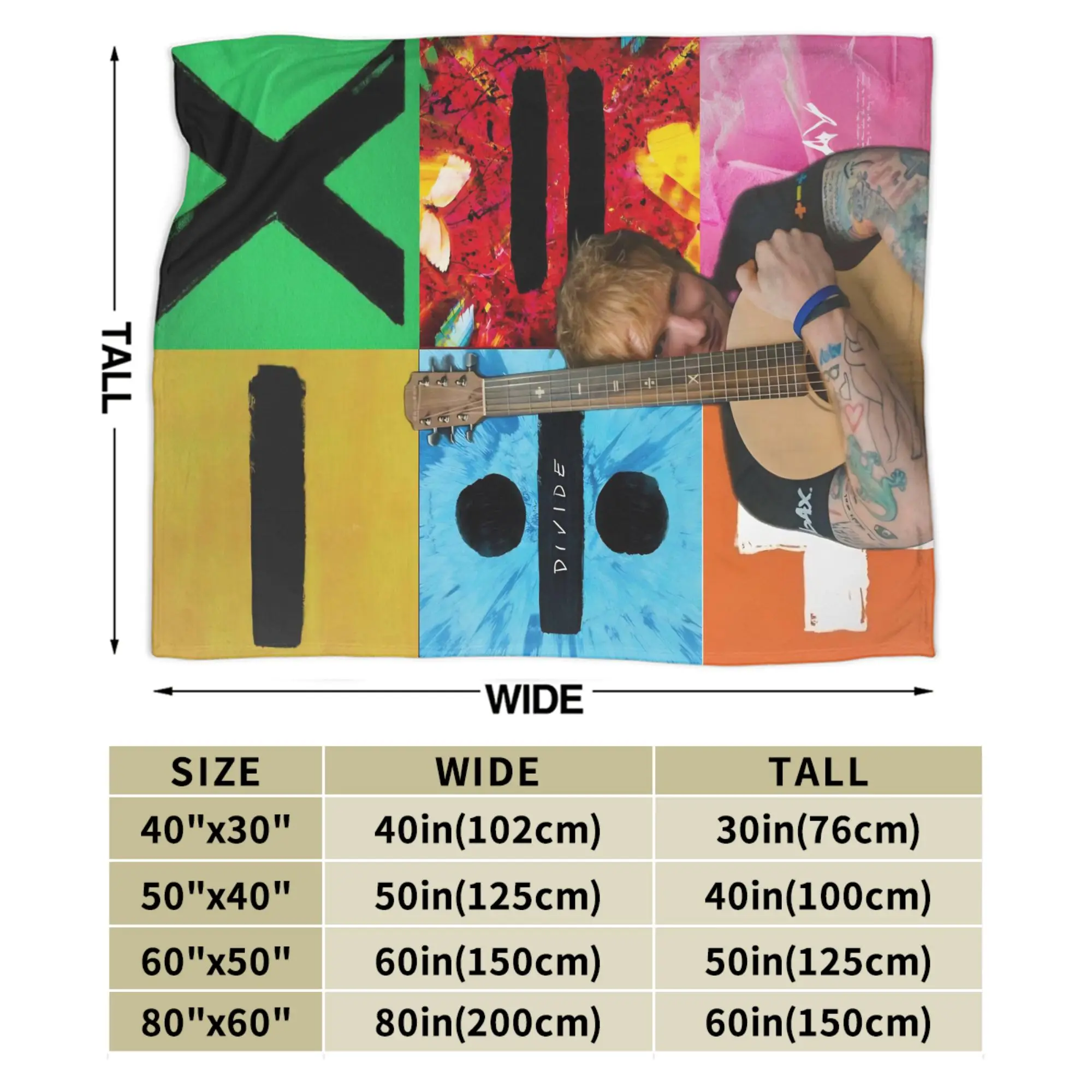 إد شيران حلقة جولة 2026 بطانية لينة المرجان الصوف أفخم الاسترخاء هدية رمي بطانية أفخم رقيقة لحاف #5