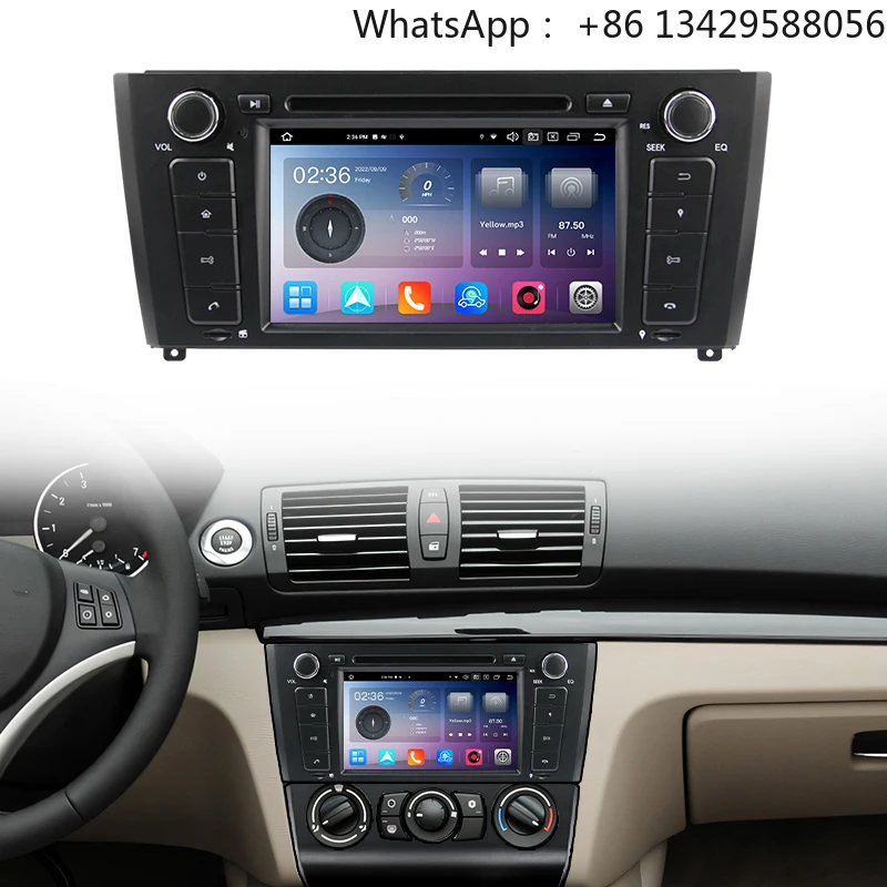 

7 Inch Android Touch Screen Car DVD Player CarPlay Auto GPS TPMS Mirror Link Compatible BMW 3 Series E81 Built-in Toyota Audi