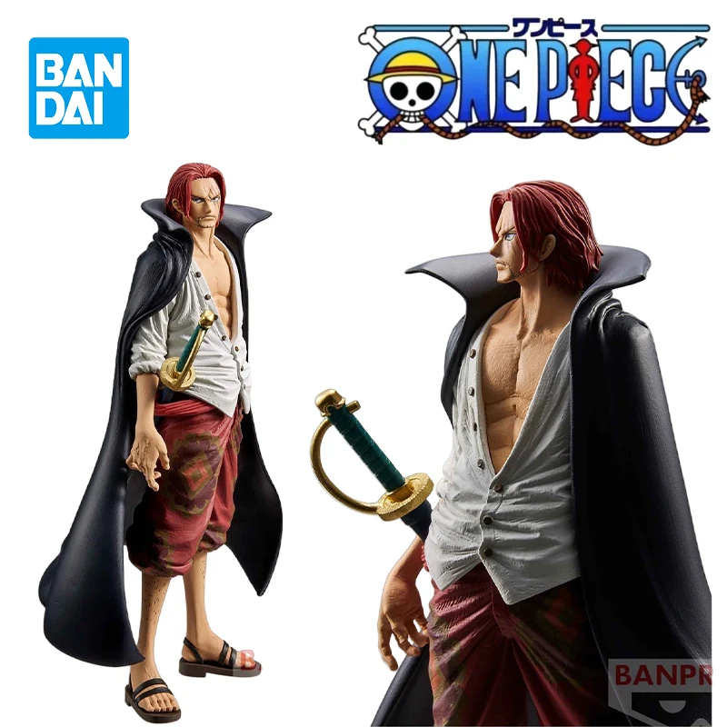 

Original Bandai One Piece KING OF ARTIST FILM RED Shanks Anime Figures Model Trendy Toys Boys Girls Birthday Gifts Collectible