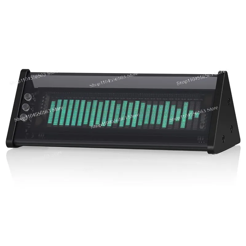 Retro nostalgic VFD screen, clock plus music spectrum meter Bluetooth 5.0 receiver 2-way audio switcher