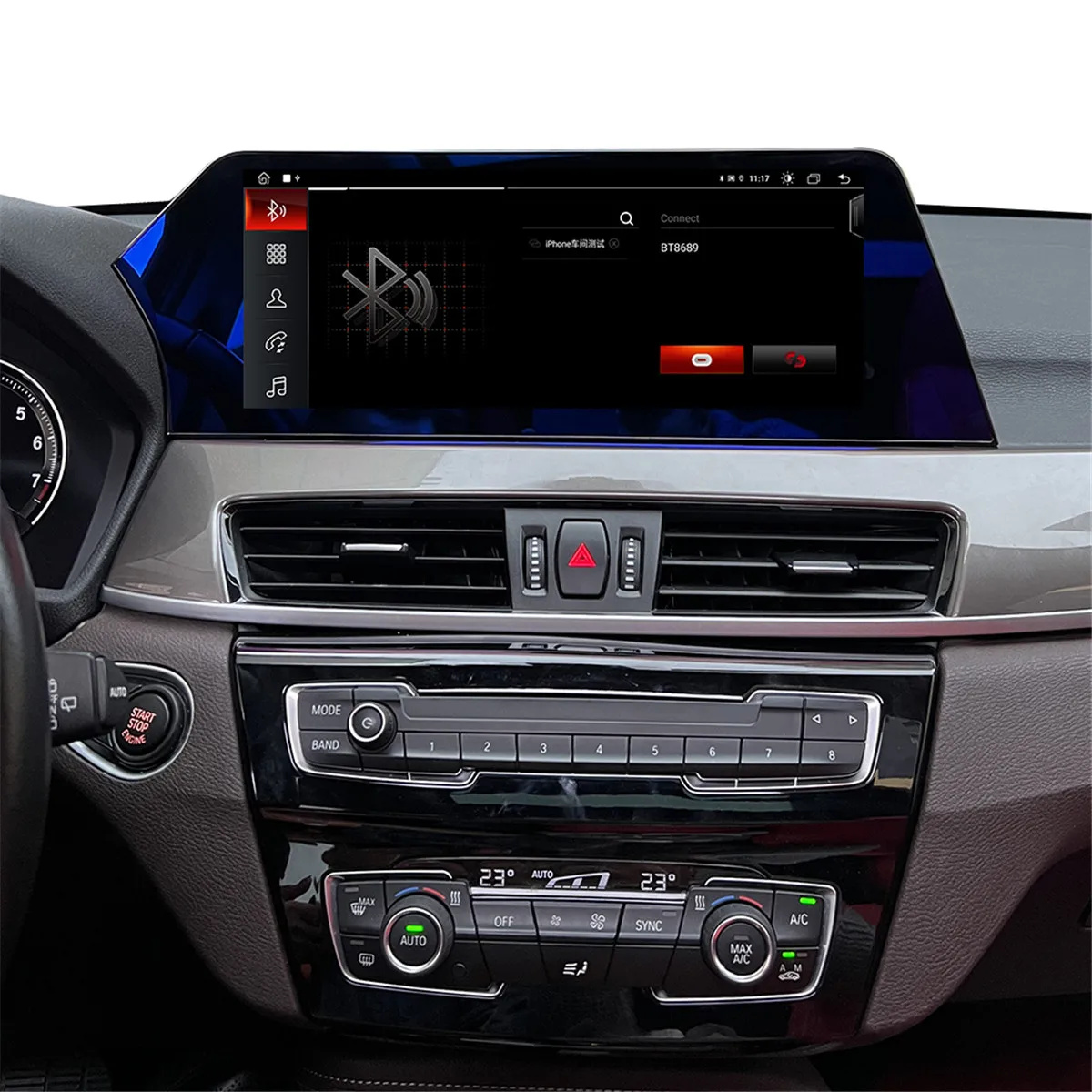 2 Din For BMW X1 F48 X2 F39 2016-2020 Car Multimedia Tape Player Auto Stereo GPS Navigation Carplay Car Radio Android