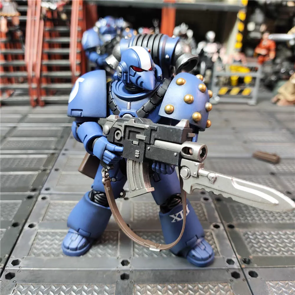 【Op voorraad】JOYTOY Warhammer 40K Ultramarines MK VI Tactical Squad Model Toy Collection Ornamenten 1/18 Action Figure