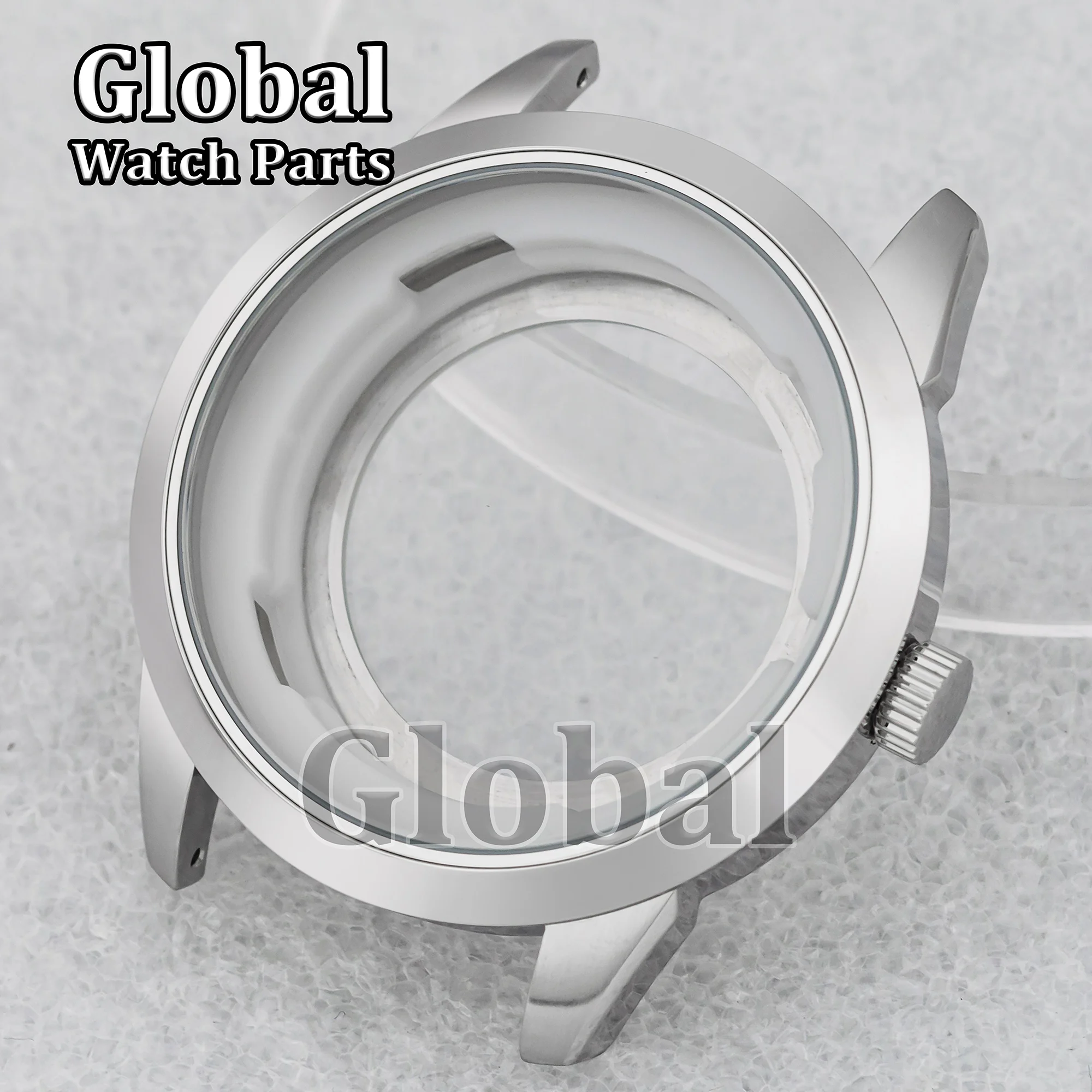 防水ガラス底時計ケース,ムーブメント修理部品,高品質,マークxxステンレス鋼,5atm,nh36