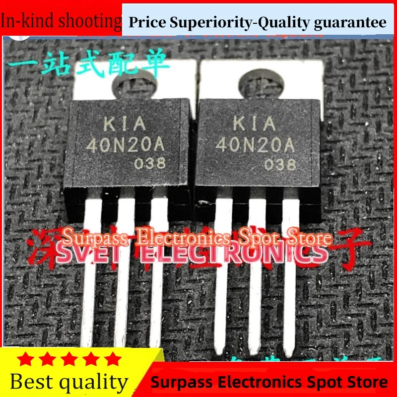 

10PCS-50PCS KIA40N20A TO-220 MOS 200V 43A Original Fast shipping