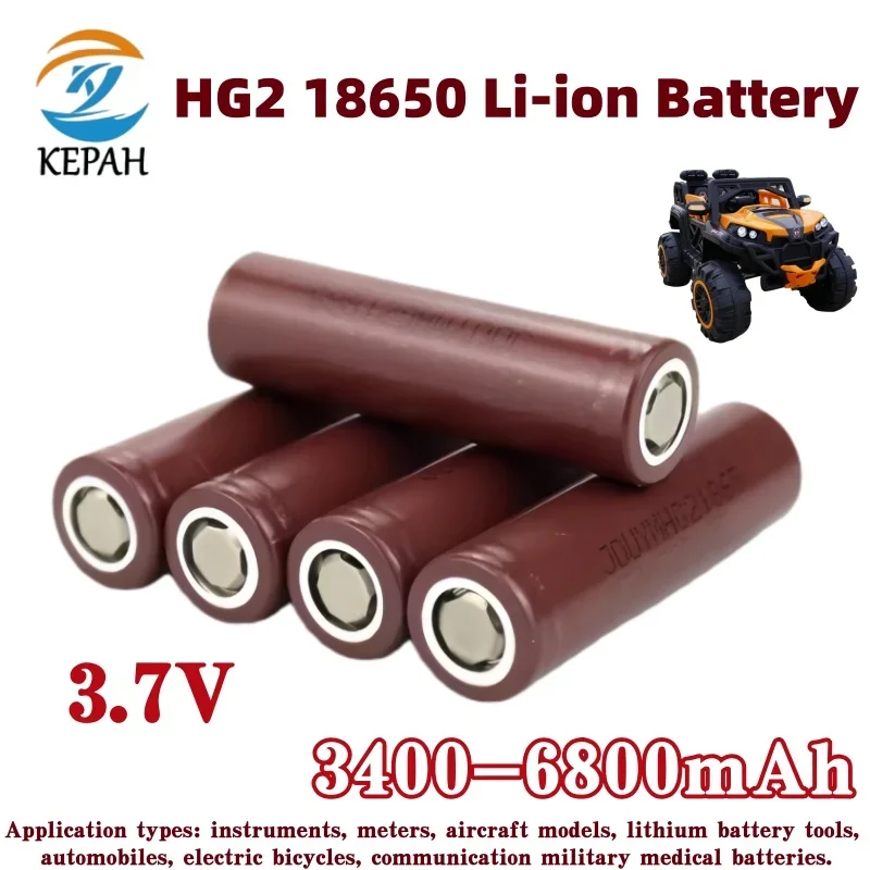 

Промышленные аккумуляторные блоки 18650 HG2 на заказ | Многовольтовые 7.4В-25.2В, 3400-6800мАч, 2S1P-5S2P, готовые к сварке
