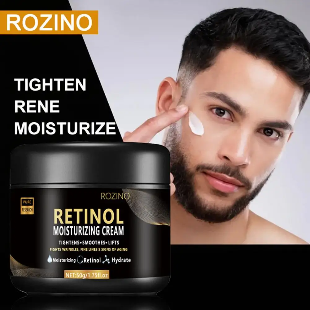 Gezichtslotion Voor Mannen Gevoelige Huid Verstevigende Huidcrème Mannen Nacht Vochtinbrengende Crème Anti Rimpel Crème Gezichtsverzorging Producten L5r8