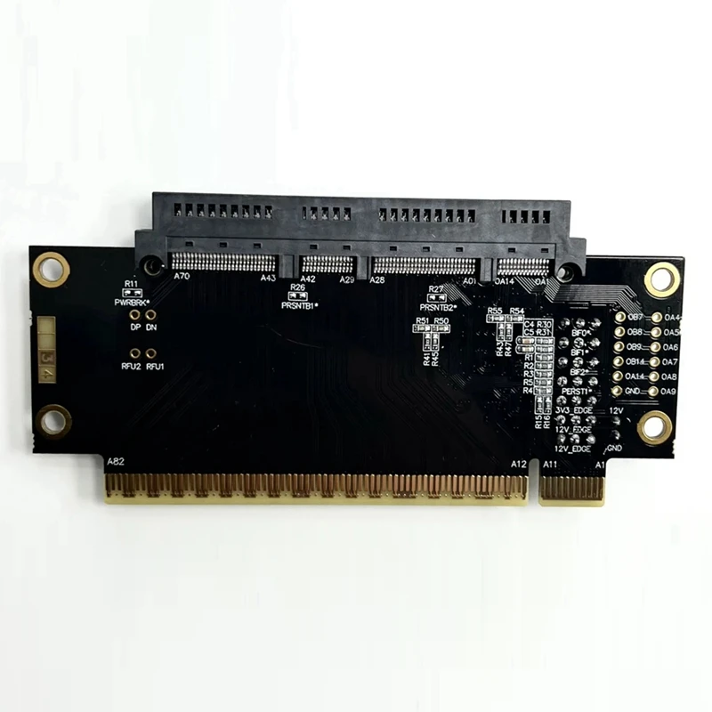 Top-512Gbps Pcie 5.0X16 Naar 4C+ Riser Card 4C+ Uitbreiding Testen Bescherming Adapterkaart EDSFF Server GEN5 16X Extender