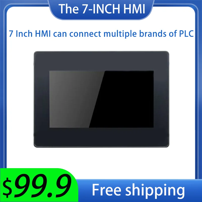 7 Inch HMI Machine Interface Full Series Of Human HMI For PLC