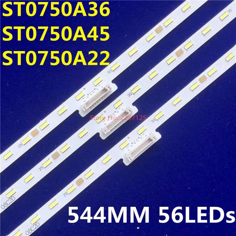 tira de retroiluminacao led 56 lampadas para st0750a36 st0750a45 kd75x8500f kd 75x8588g kd 75x8500g pcs 01