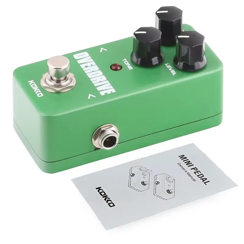 Guitar Mini Effects Pedal Over Drive - Warm and Natural Tube Overdrive Effect Sound Processor Portable Accessory for Bass