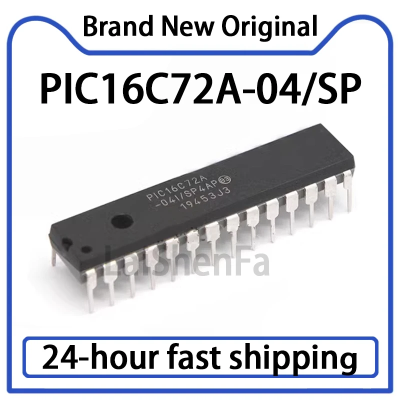 1PCS PIC16C72A-04/SP PIC16C72A-04I/SP Direct Insertion DIP28 Original NEW Microcontroller Chip in Stock