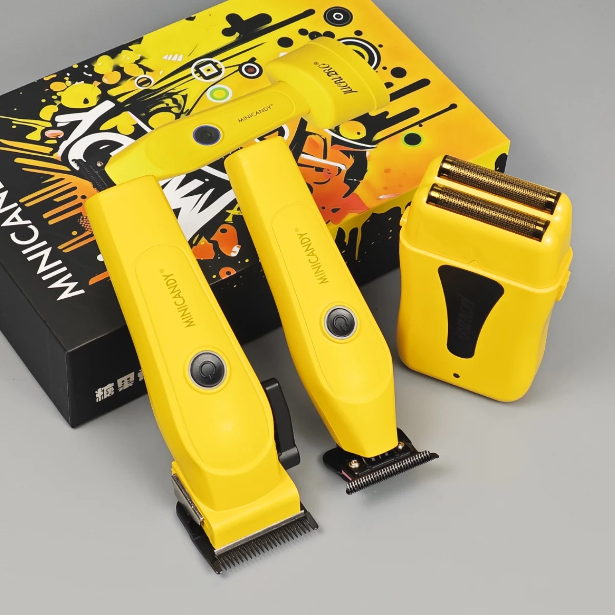 

JUCAI MINICANDY JC06 Professional Hair Clipper DLC Blade 7200RPM Brushless Motor Base Charger 3200mhA BarbeSuitable for Men's