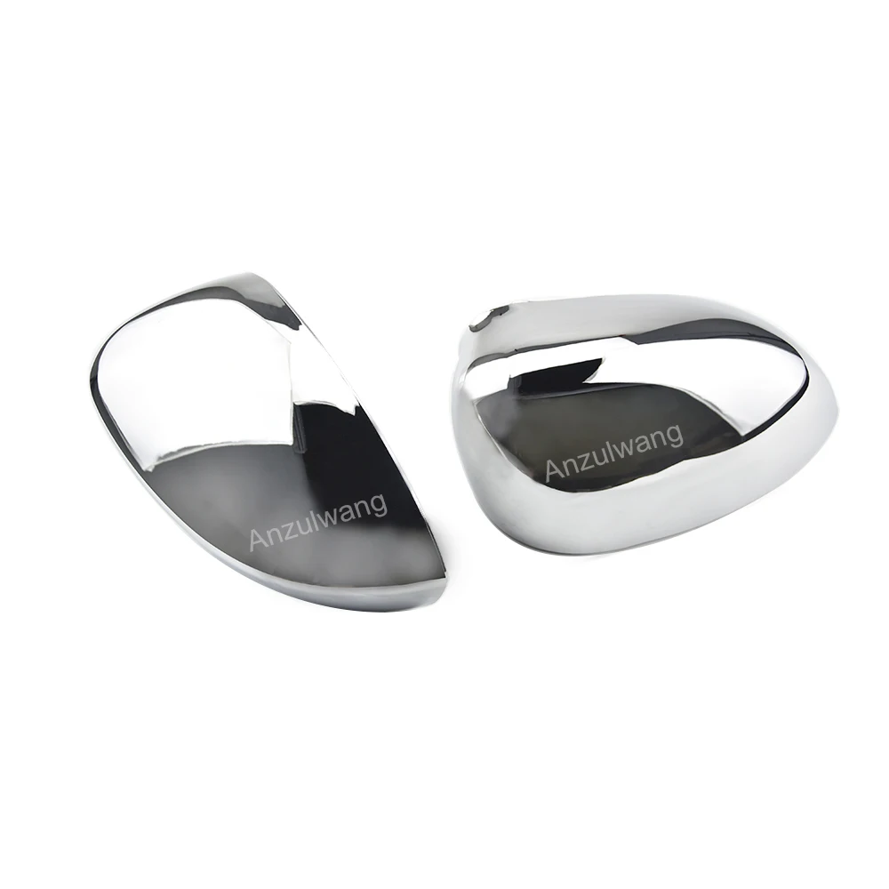 2pcs Left Right Door Side Rearview Mirror Cover Wing Mirror Cover Replacement for Fiat 500 2007 to 2020