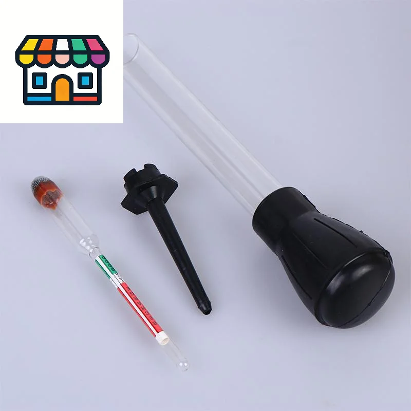 Battery Hydrometer Backlit Display 1.10-1.30 Range Electric Density Tester for Low Light Environment Battery Check