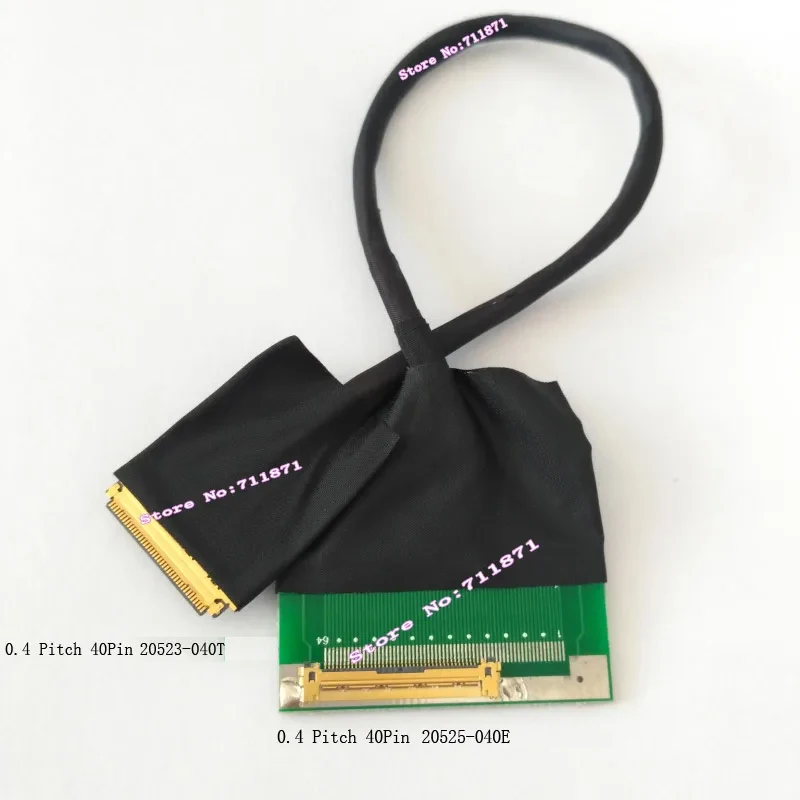 40P 40Pin 20523-040T 20455-040E 20525-040E eDP extension Cable Cord 0.4 0.5 Pitch 40P Male Female LVDS EDP Extend Line Wire Cord