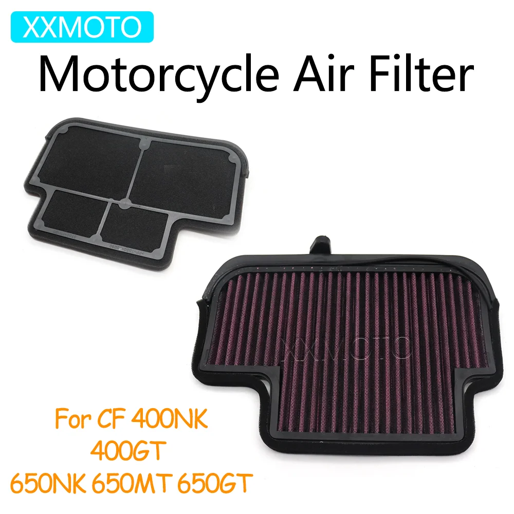 For CFMOTO 400NK 650NK 650MT 400GT 650GT CF400NK CF400MT CF650GT CF 400 650 NK GT Motorcycle Air Filter Intake Cleaner System