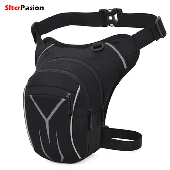 Val Taille Leg Tas Motortas Regendicht Reflecterende Oortelefoon Gat Dij Riem Tactische Reis Heuptas Bolsa Moto Borsa