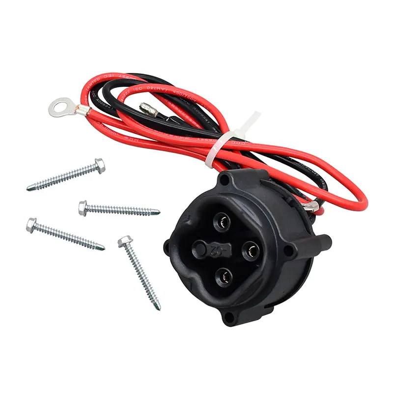 

Вилка зарядного устройства MAC постоянного тока 48 В, розетка Powerwise JW2-H6181-02-00, совместимая с Yamaha Electric G29 2008-2010 гг.