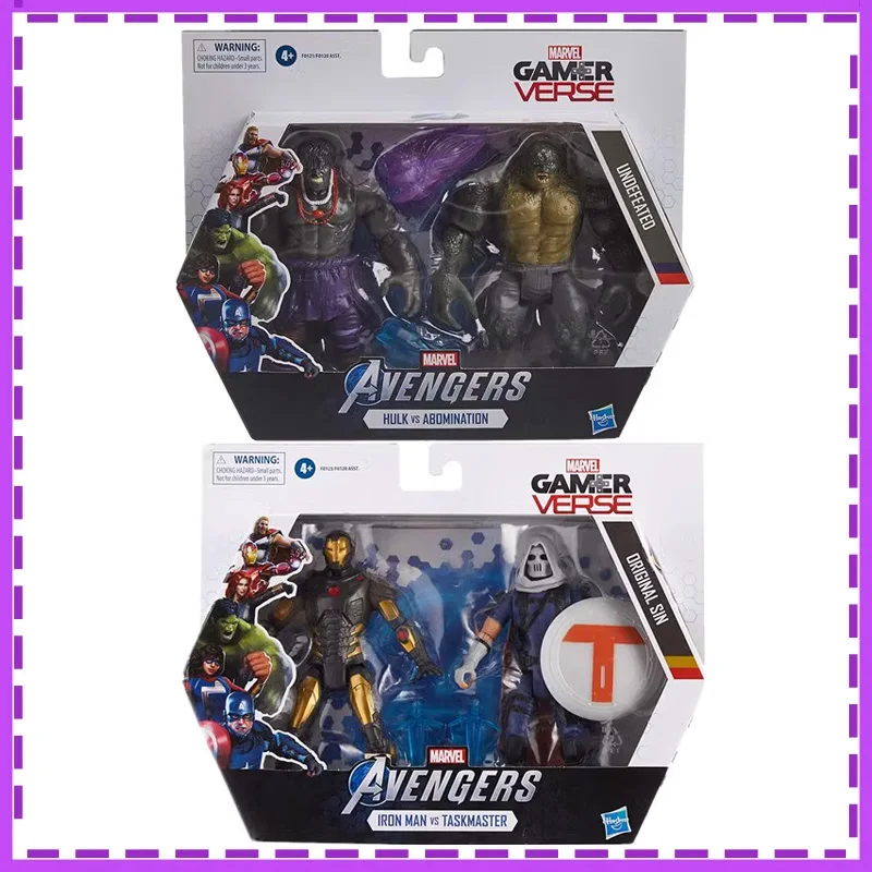 Hasbro Genuine Anime Marvel The Avengers Iron Man Taskmaster Hulk Abomination Active Joint  Action Figure Model Toys