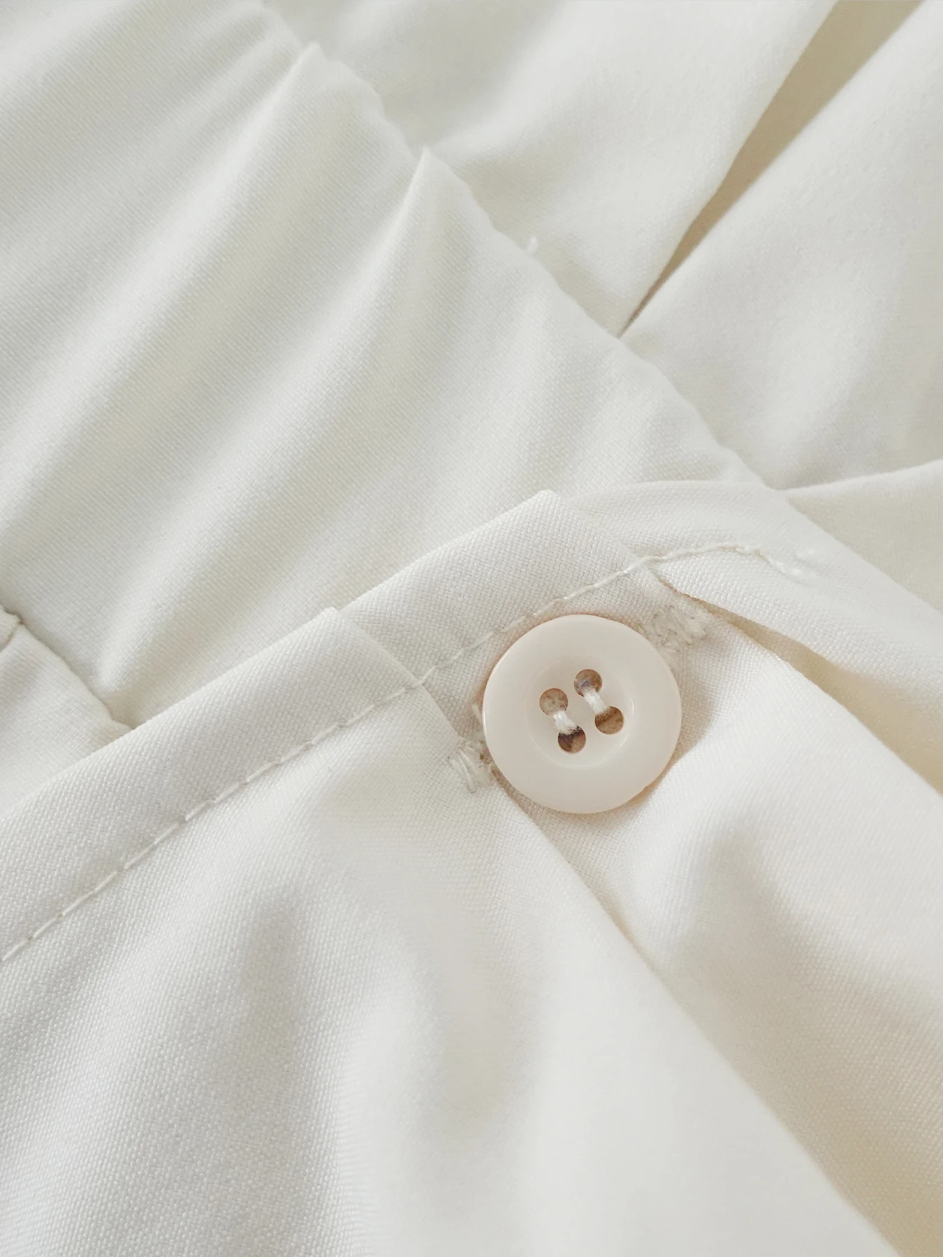 Women Cream Satin Shirt Dress Pleated Sleeve Twist Waist Maxi Dress Elegant Style