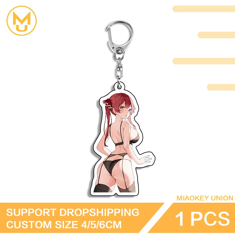 Соблазнительные Houshou Marine Hololive Ass, забавные привлекательные двухсторонние акриловые брелки, мрачные легкие новые ювелирные изделия Соблазнительные Houshou Marine Hololive Ass, забавные привлекательные двухсторонние акриловые брелки, мрачные легкие новые ювелирные изделия