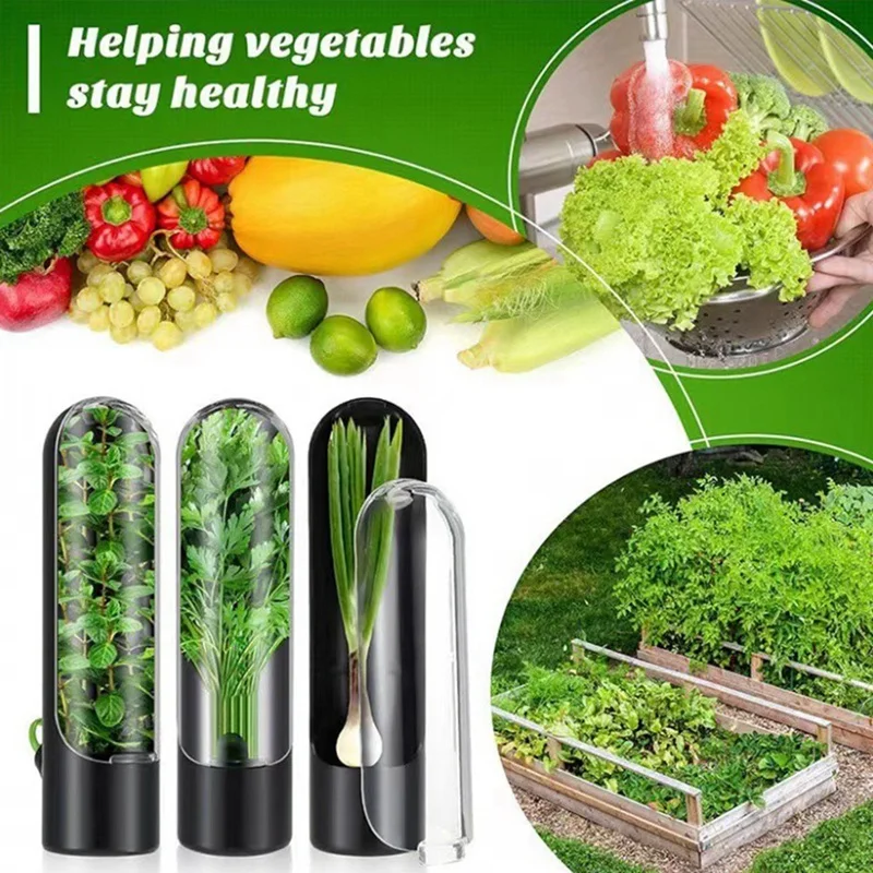 Herb Saver For Refrigerator Herb Freshs Cup Keeper For Refrigerator Herb Storage For Cilantro Parsley Asparagus