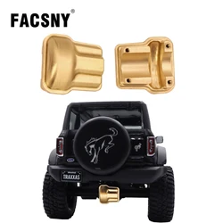 For TRX4M Brass Diff Cover Front Rear Axle Weights For 1/18 RC Crawler TRX4M Bronco Defender Upgrade Parts